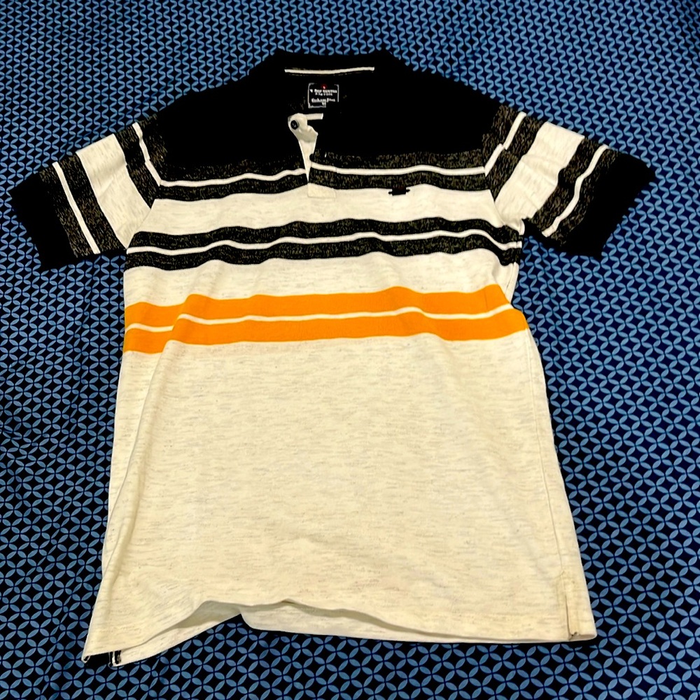 Men’s Black and Yellow Polo Tee